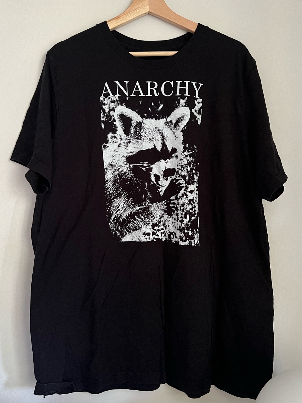 Raccoon Anarchy Graphic Short Sleeve Tee
